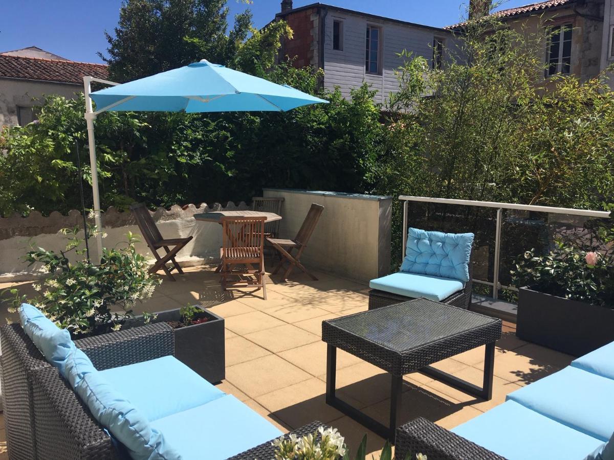 לה רושל L Appart Des Cloutiers, Terrasse De 25M2 מראה חיצוני תמונה