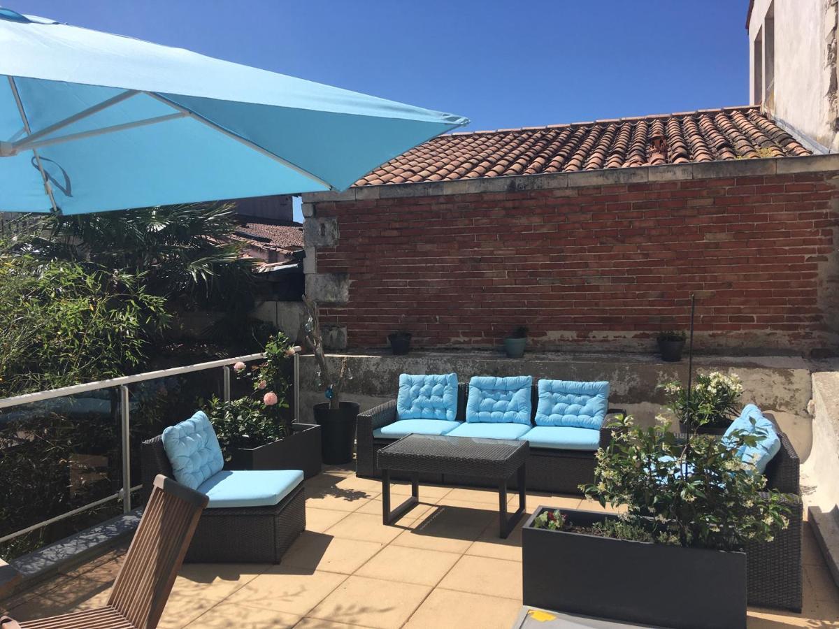 לה רושל L Appart Des Cloutiers, Terrasse De 25M2 מראה חיצוני תמונה